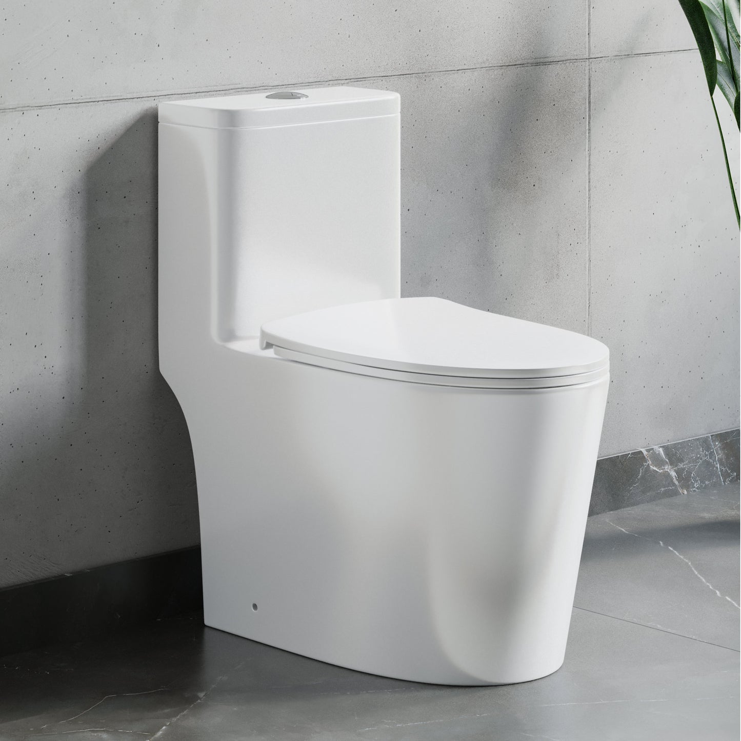 Elongated Floor Mounted Toilet Kit 1.28 Gallons GPF (Seat Included)