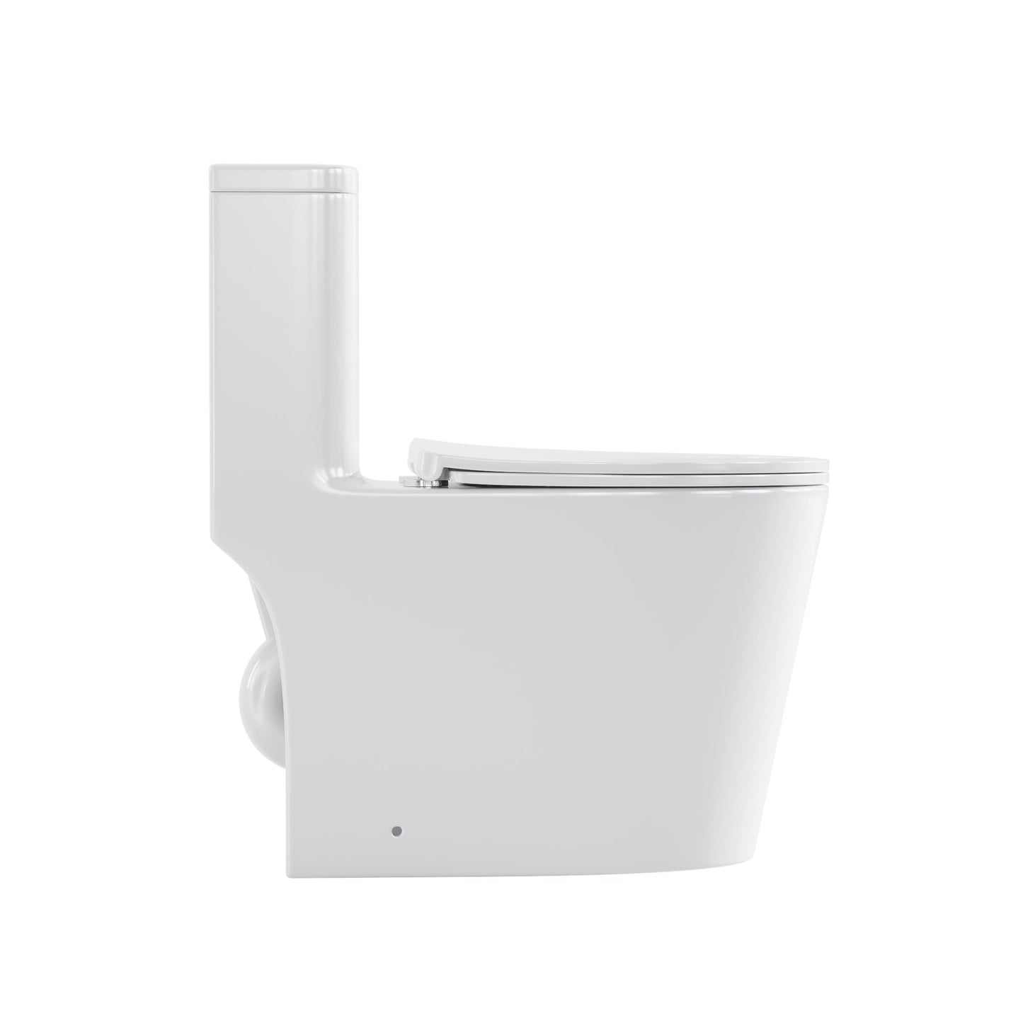 Elongated Floor Mounted Toilet Kit 1.28 Gallons GPF (Seat Included)