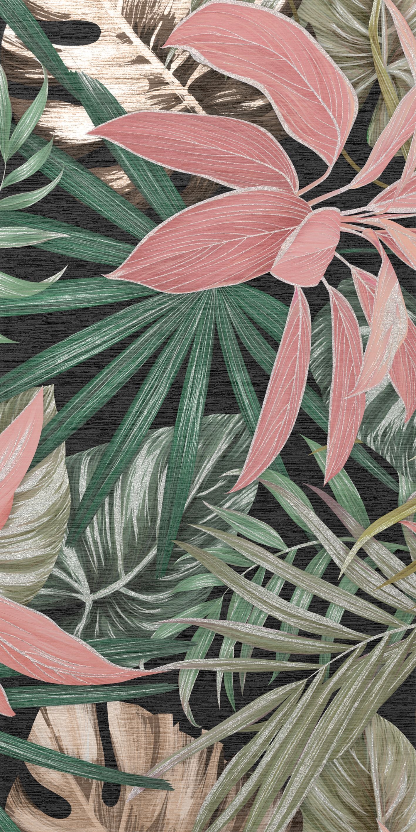 24x48 Botanical Rose porcelain tile ( 2 pcs / case) - Industry Tile