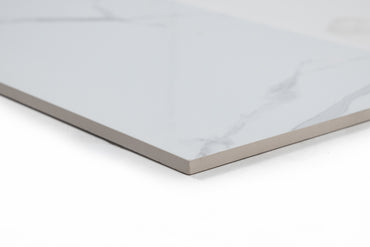 12x24 Carrara Gray Base & Wave white body wall tile (sold seperately)