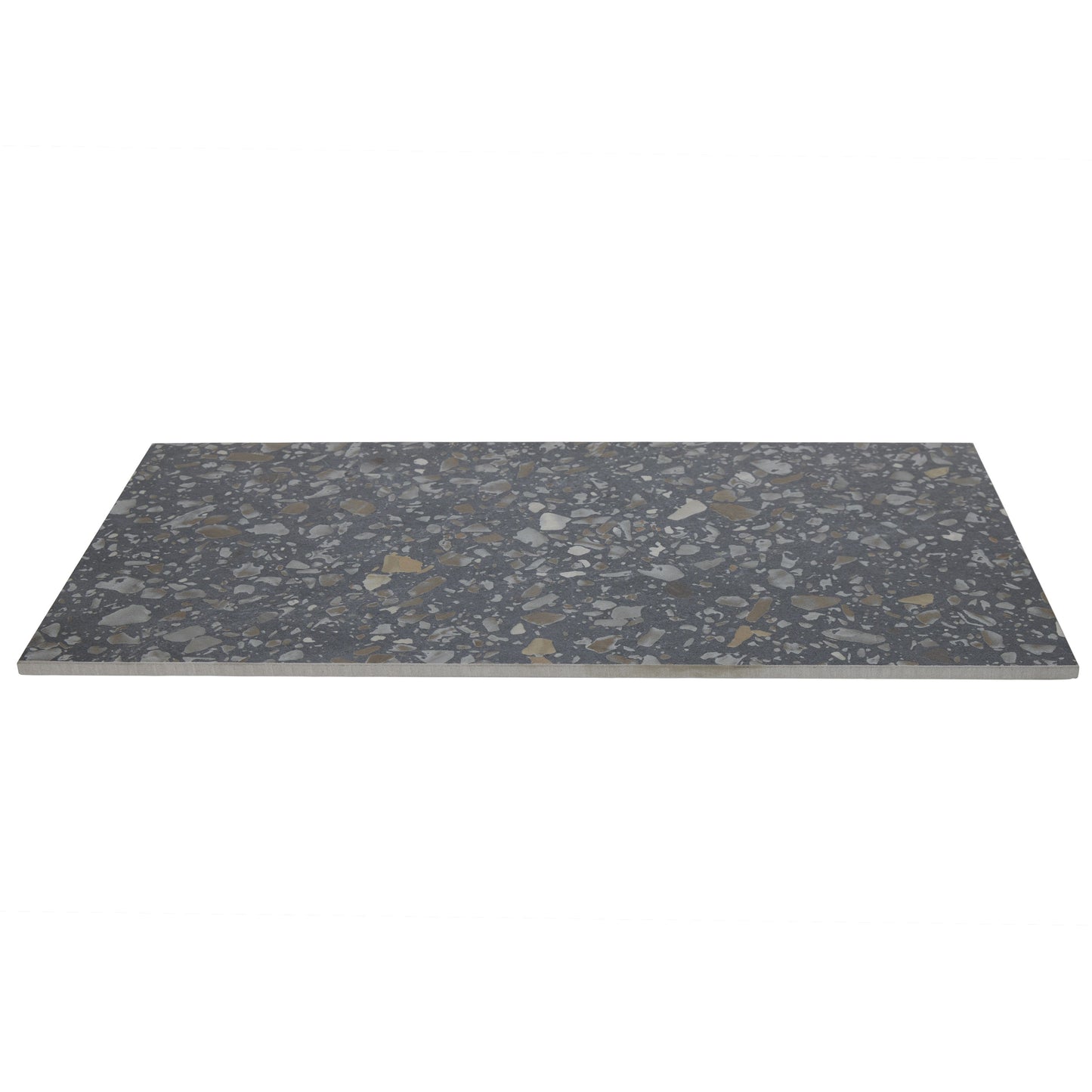 12x24 Fragment Black matte porcelain tile - Industry Tile