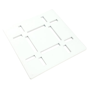 Shower Drain Grate Kit 4" Stainless Steel (White) - Dash Design