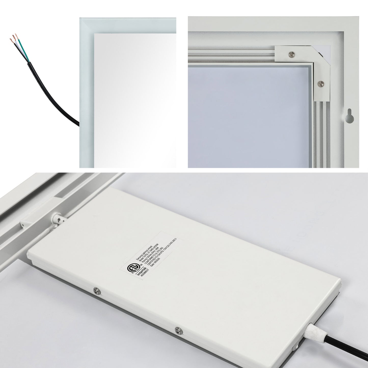 LED Bathroom Light Mirror 47-1/4"x31.5"