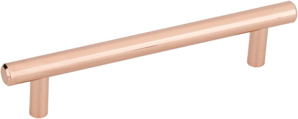 3 3/4-inch (96 mm) Center-to-Center Polished Copper Cabinet and Drawer Bar Pull Handle for Kitchen, Bathroom, and Furniture - Industry Tile