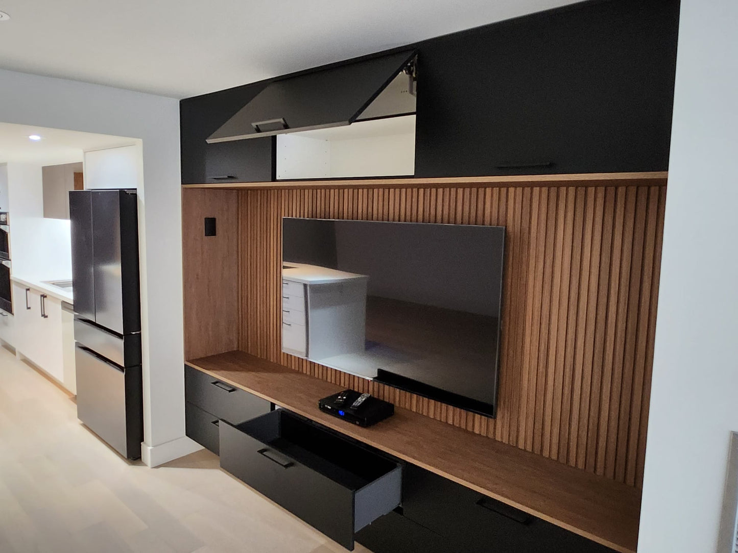 Luxe Acoustic Ceviz Walnut 3D Slat Panel Wall Profile - MDF - Industry Tile