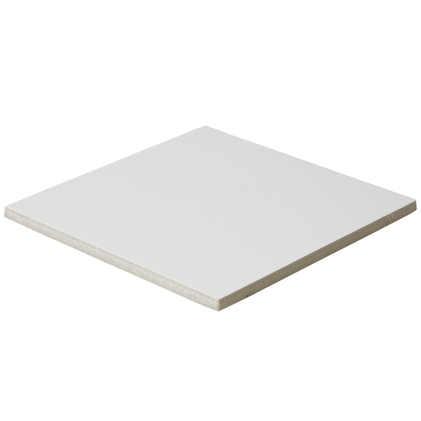 8x8 Black and White porcelain tile - White - Industry Tile