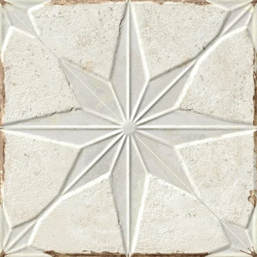Orion Star White Porcelain Tile 8x8 - Tilevanity.com