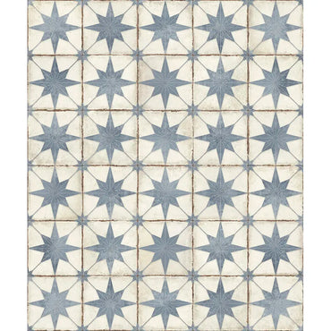 Heritage Azure 8" x 8" Weathered Blue Matte Porcelain Tile