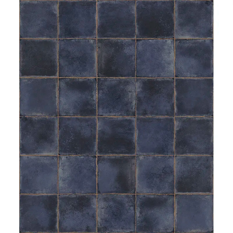 Heritage Midnight 8" x 8" Weathered Navy Blue Matte Porcelain Tile