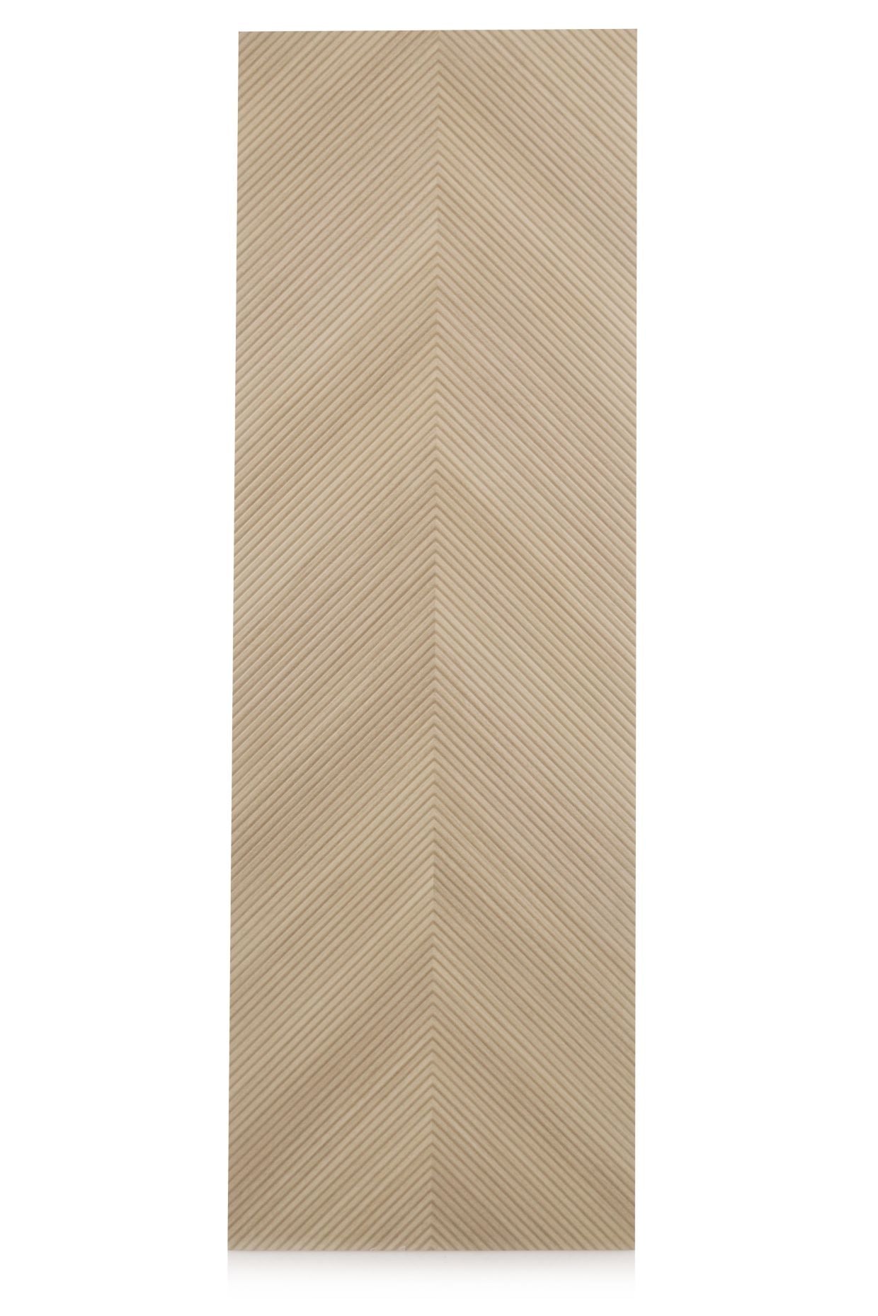 16x48 Wonderful V Shape Designer Wood Look Crema wall tile - Industry Tile