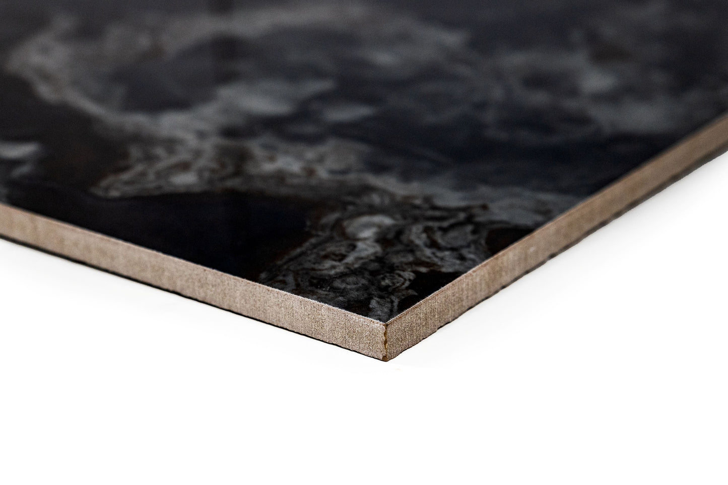 24x48 Onyx Navy Black polished porcelain tile