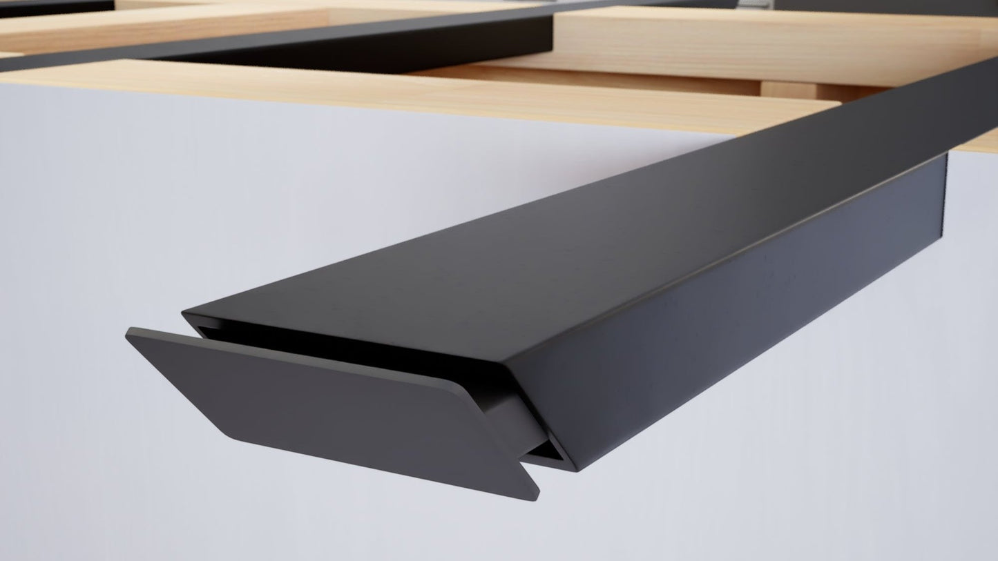 Industrial 1 inch Double Sided Island Support Bracket