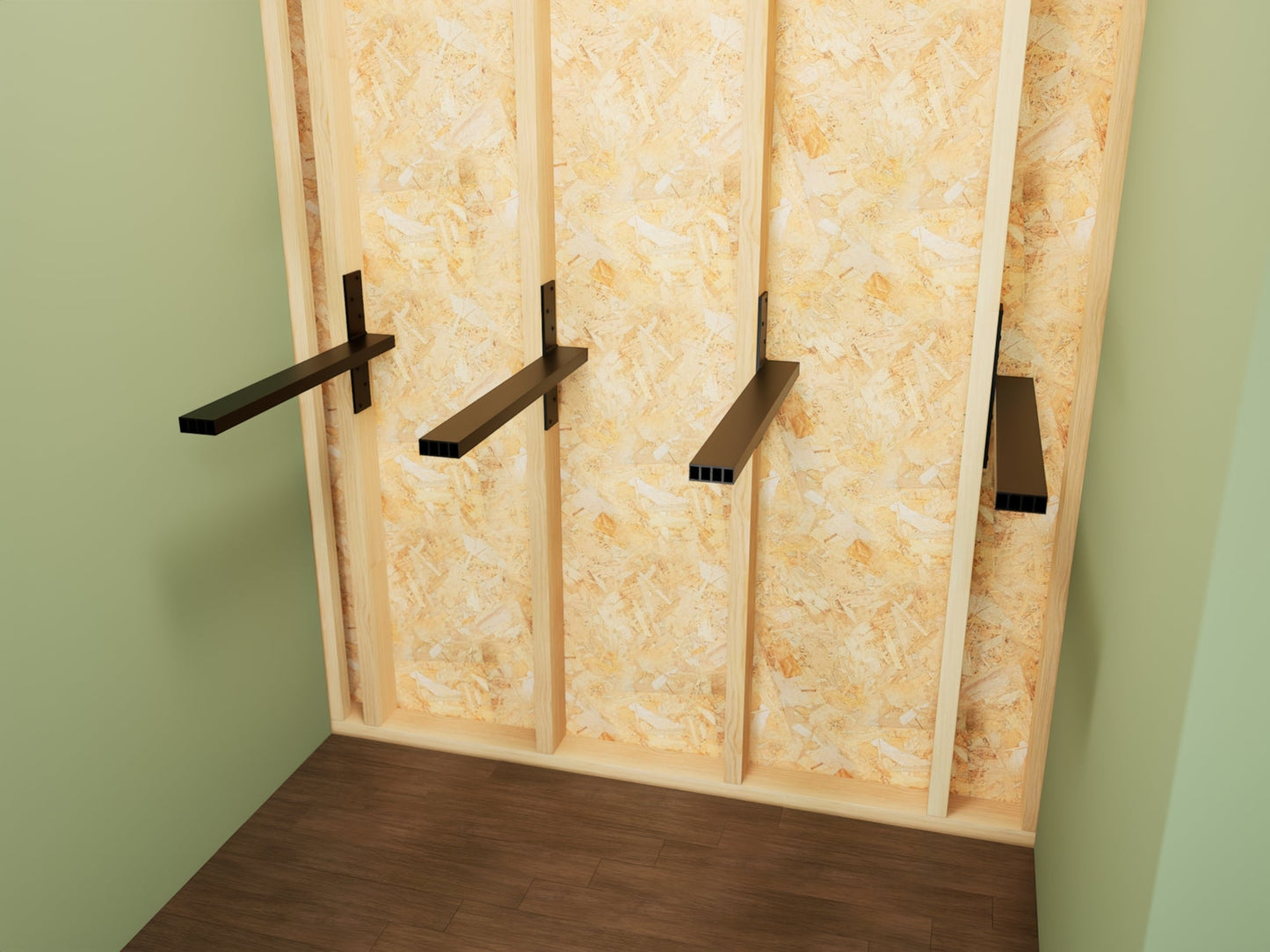 Industrial 1 inch Free Hanging Shelf Bracket®