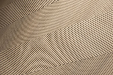 16x48 Wonderful V Shape Designer Wood Look Crema wall tile - Industry Tile