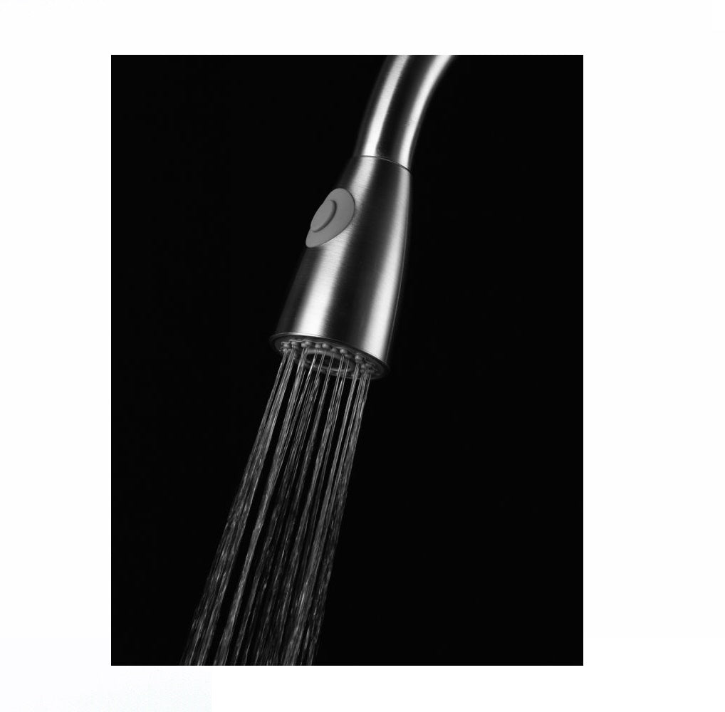 Brushed Nickel Pull Out Spray Pull out Kitchen Sink Tap Single Lever Mixer Faucet