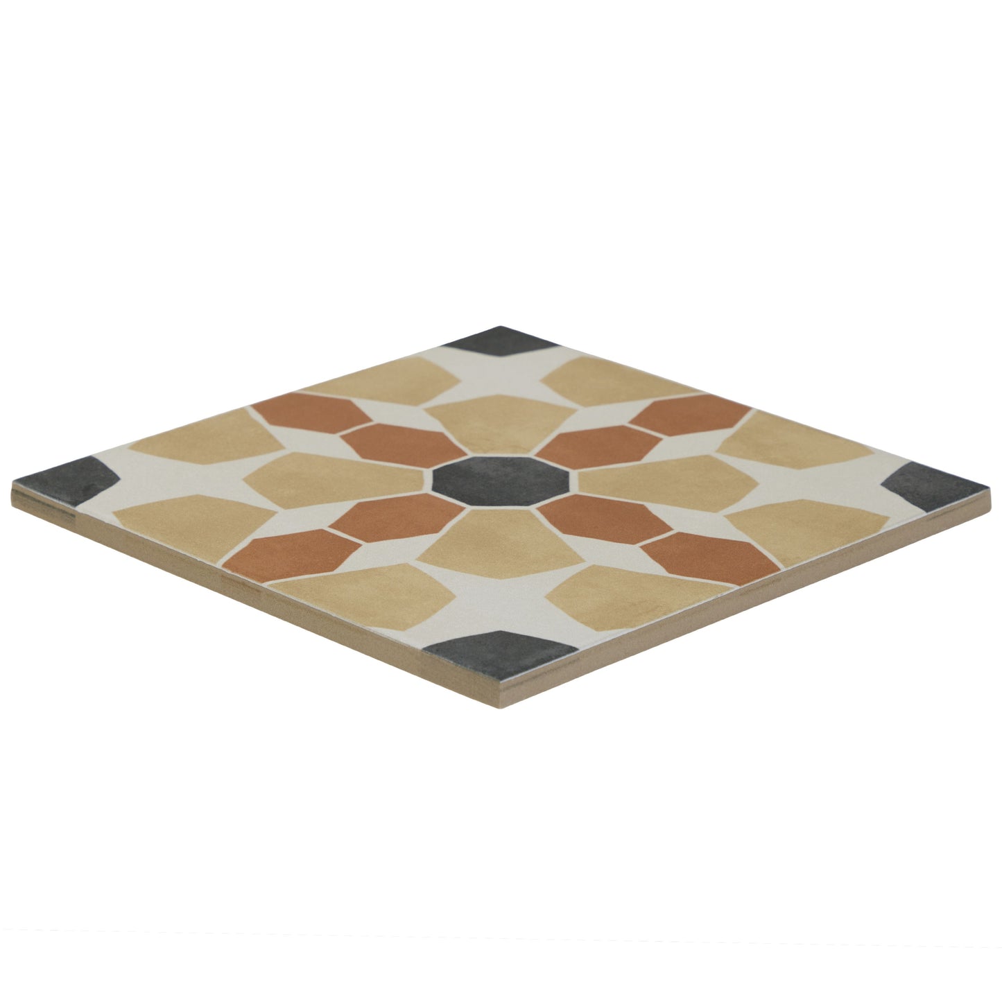 9x9 Festival Warm porcelain tile - Industry Tile