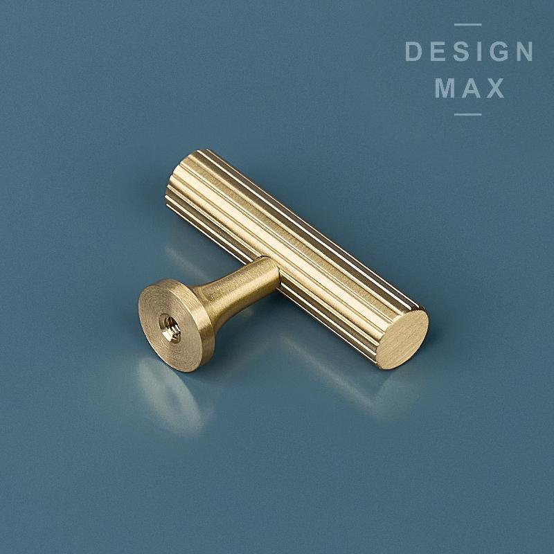 Leif Solid Brass Cabinet T Knob