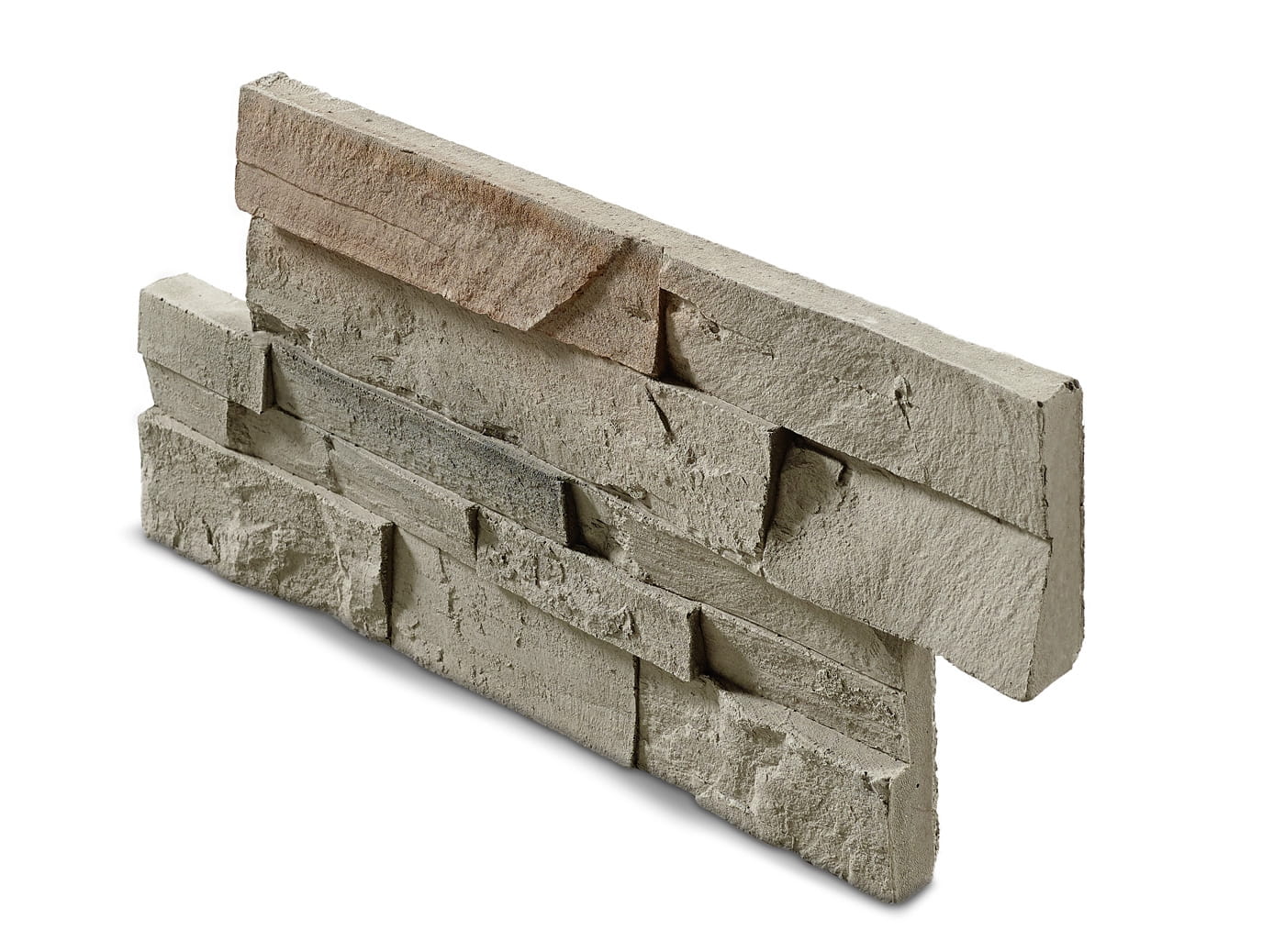 Royal Grigio Cement Ledger Stone Wall - Industry Tile