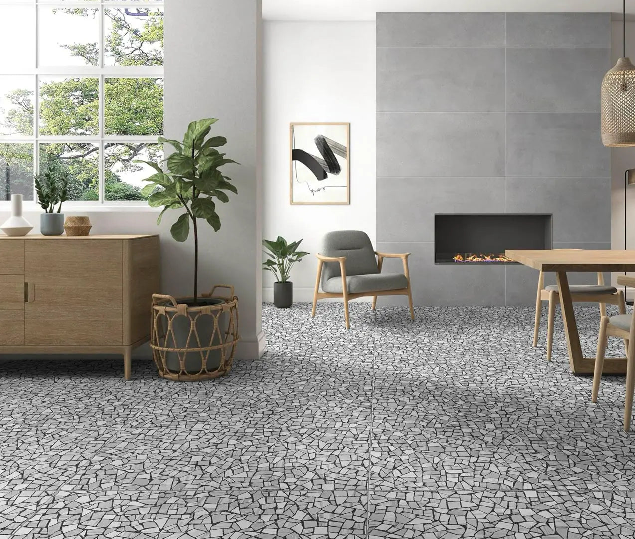 Bellagio Gray Porcelain Tile 24x48"