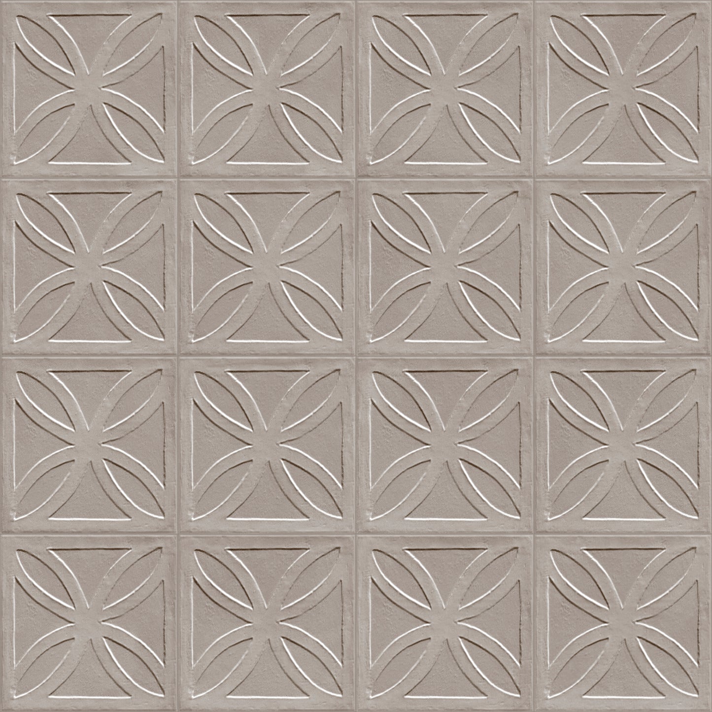 8x8 Amora 3D Structured Grigio porcelain tile