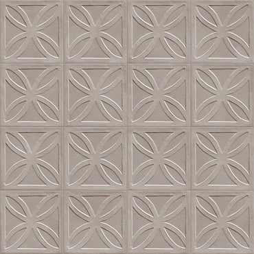 8x8 Amora 3D Structured Grigio porcelain tile