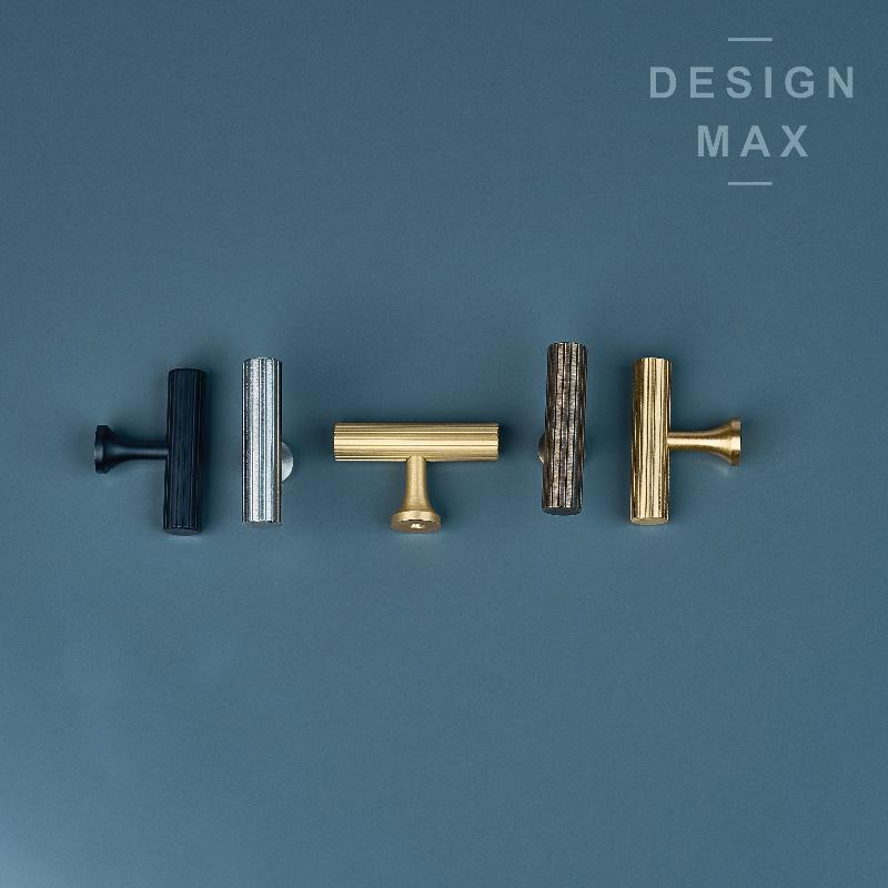 Ronan Solid Brass Cabinet T Knob