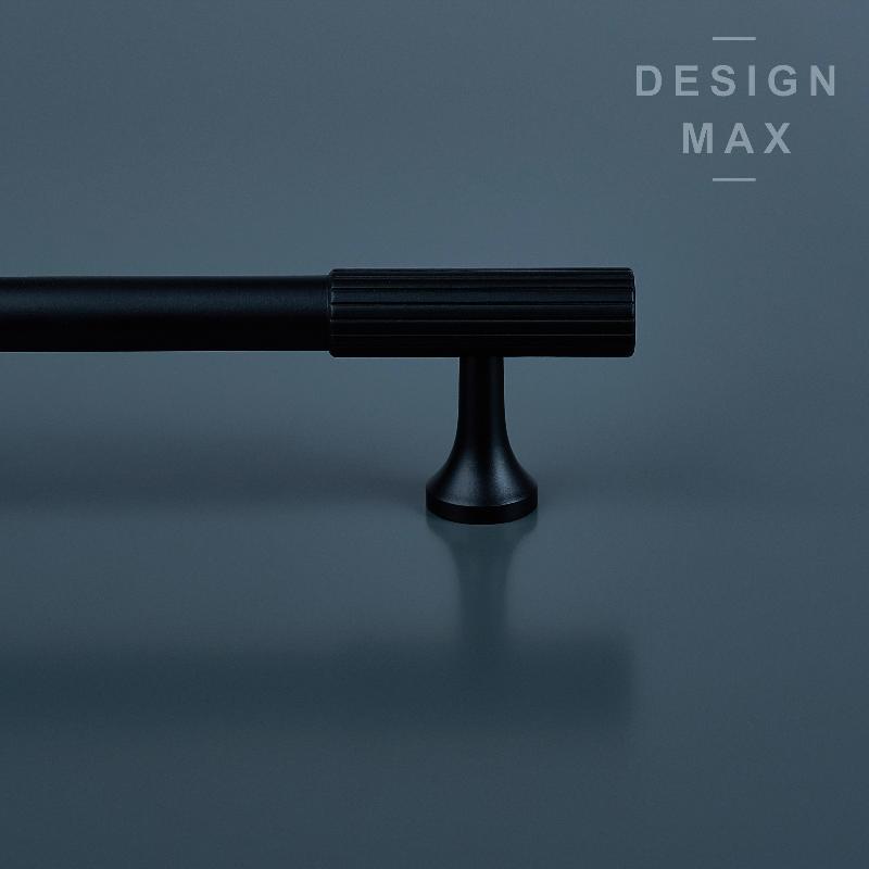 Signature Matte Black Solid Brass Cabinet Pull