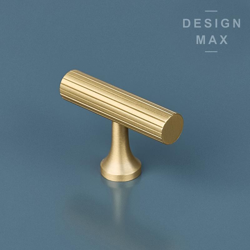 Leif Solid Brass Cabinet T Knob