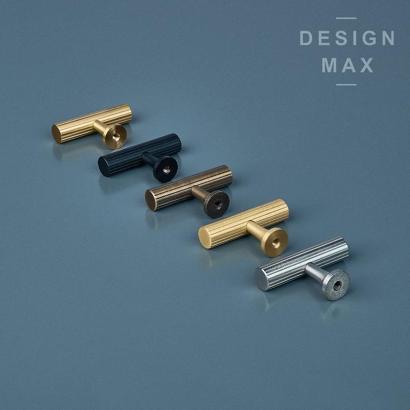 Leif Solid Brass Cabinet T Knob