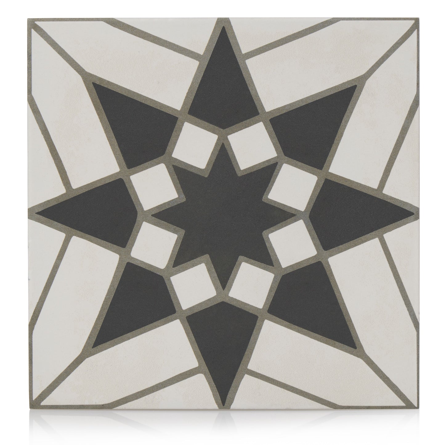 8x8 Splendor White porcelain tile - Industry Tile