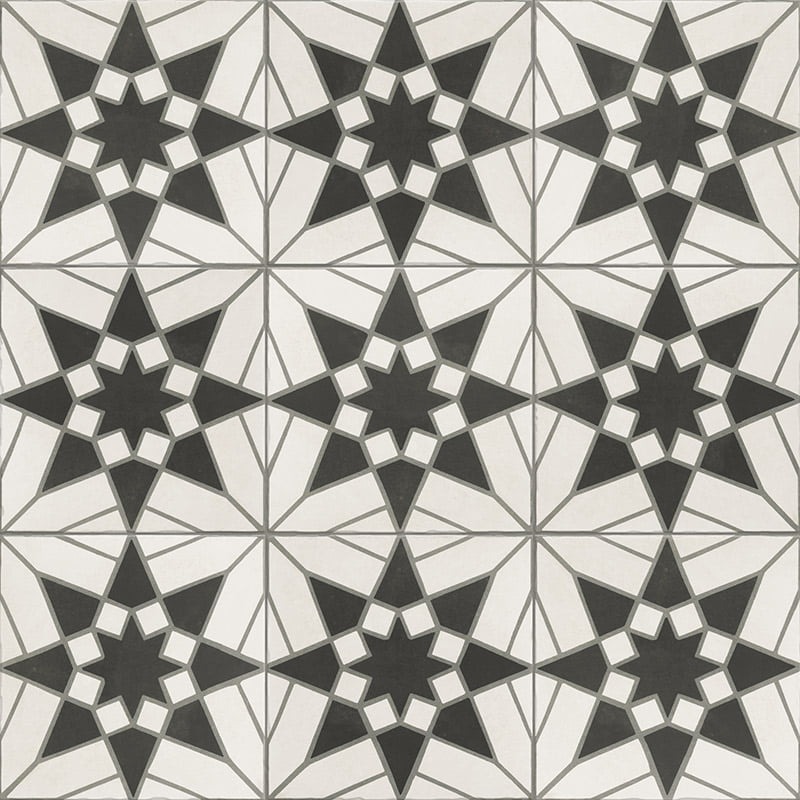 8x8 Splendor White porcelain tile - Industry Tile