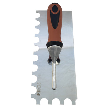 Stainless Steel U-Notch Trowel - 3/4" X 9/16"