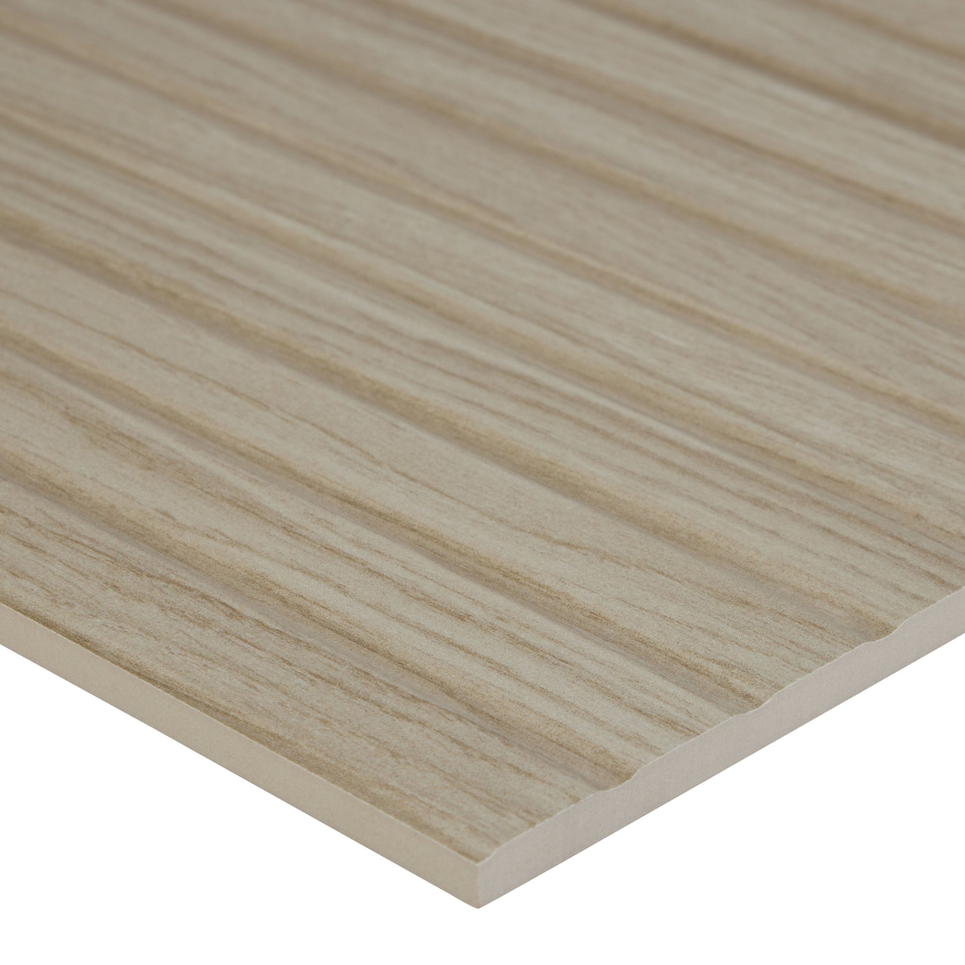 12x24 Wood Panel 3D design wall tile - Natural - Industry Tile