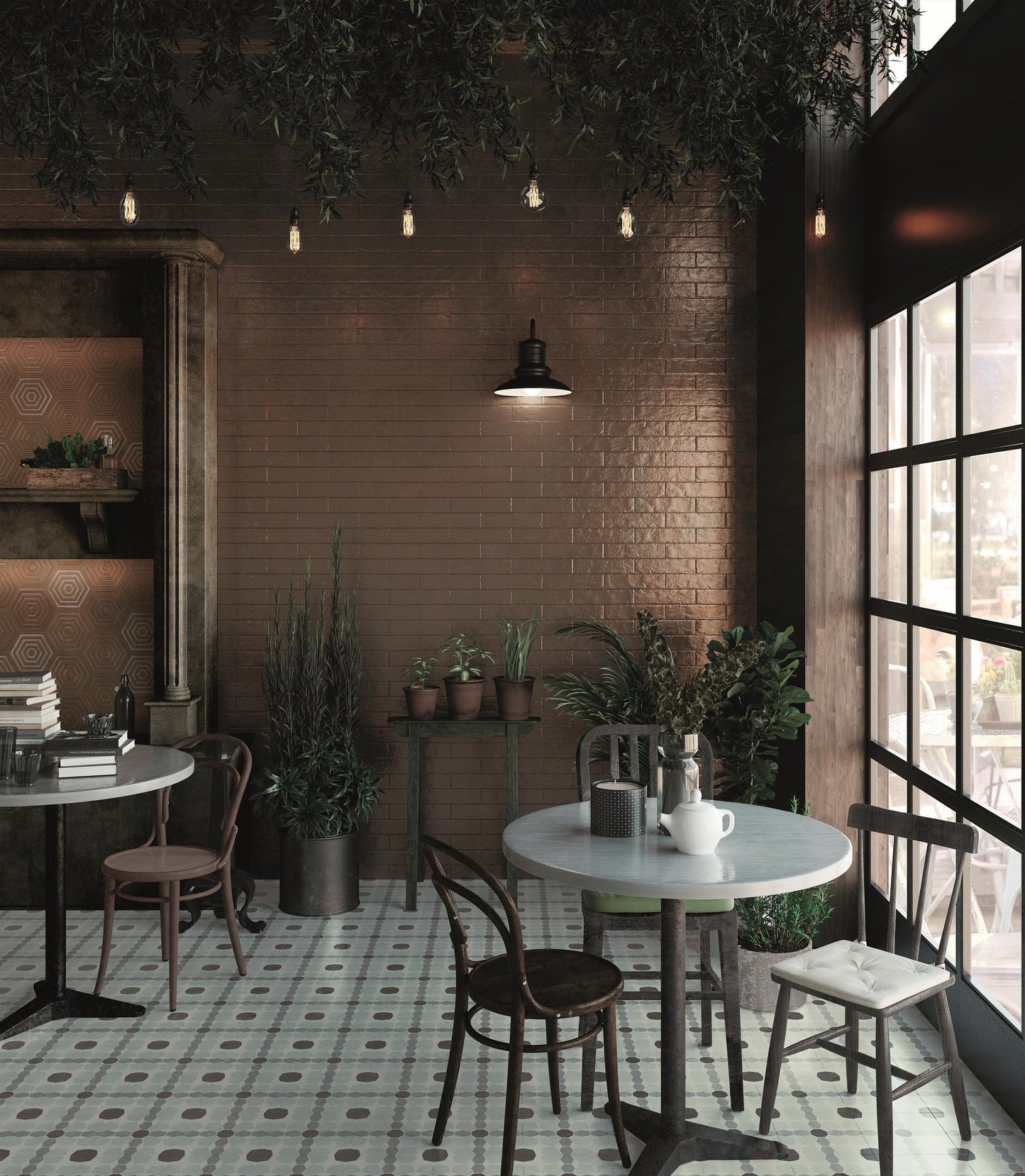 9x9 Festival Cold porcelain tile - Industry Tile