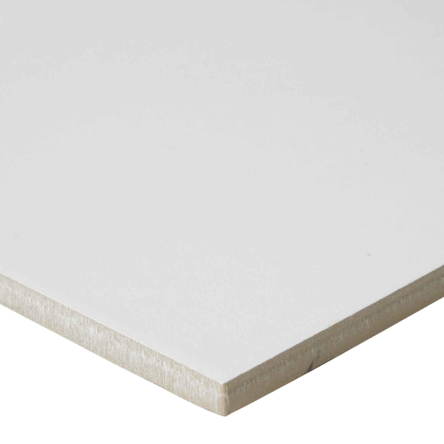 8x8 Black and White porcelain tile - White - Industry Tile