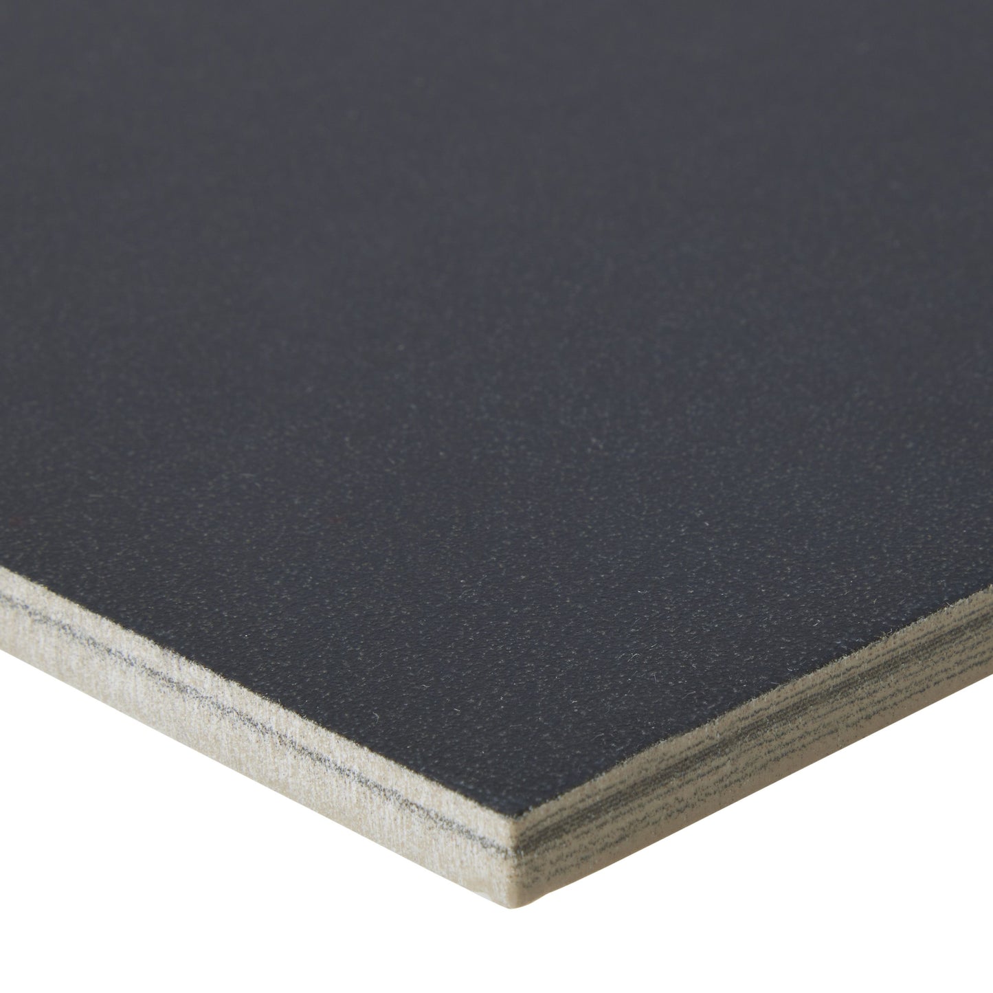 8x8 Black and White porcelain tile - Black - Industry Tile