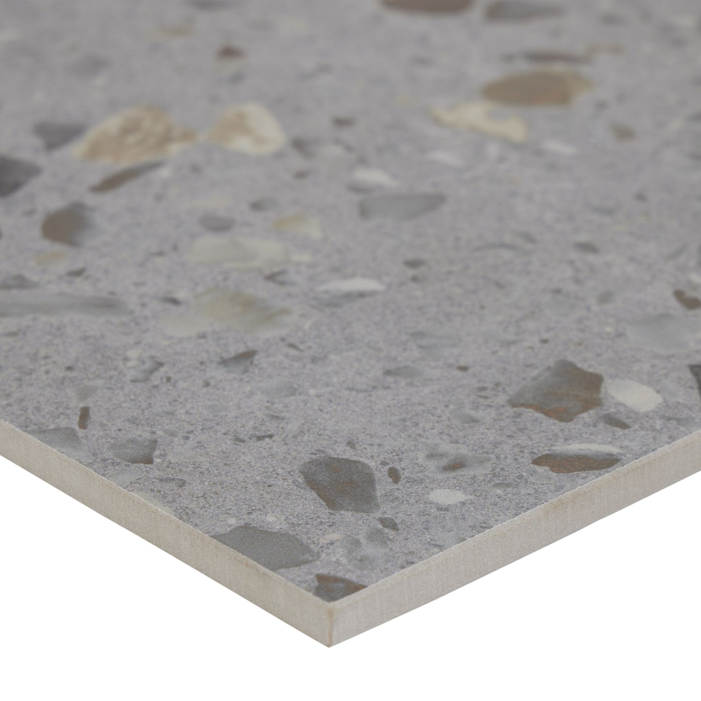 12x24 Fragment Gray matte porcelain tile - Industry Tile