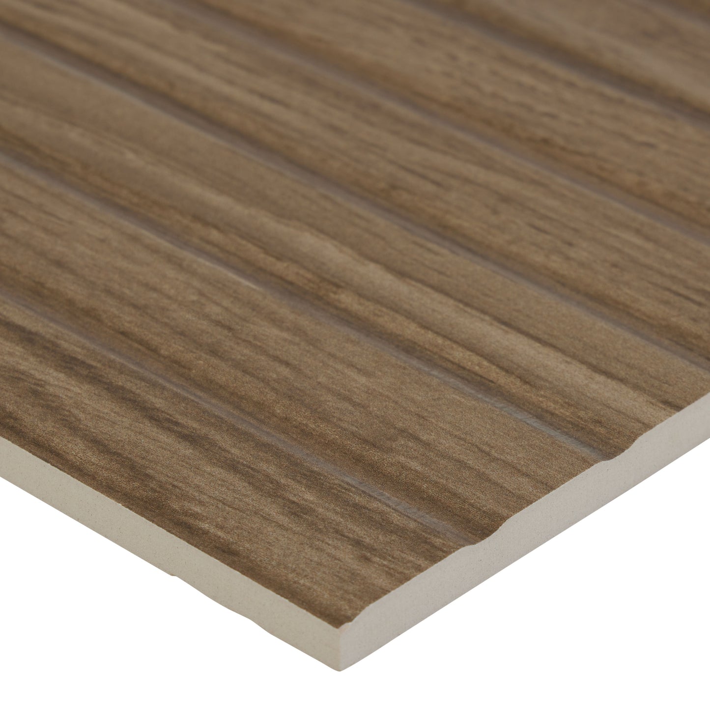 12x24 Wood Panel 3D design wall tile - Nogal - Industry Tile
