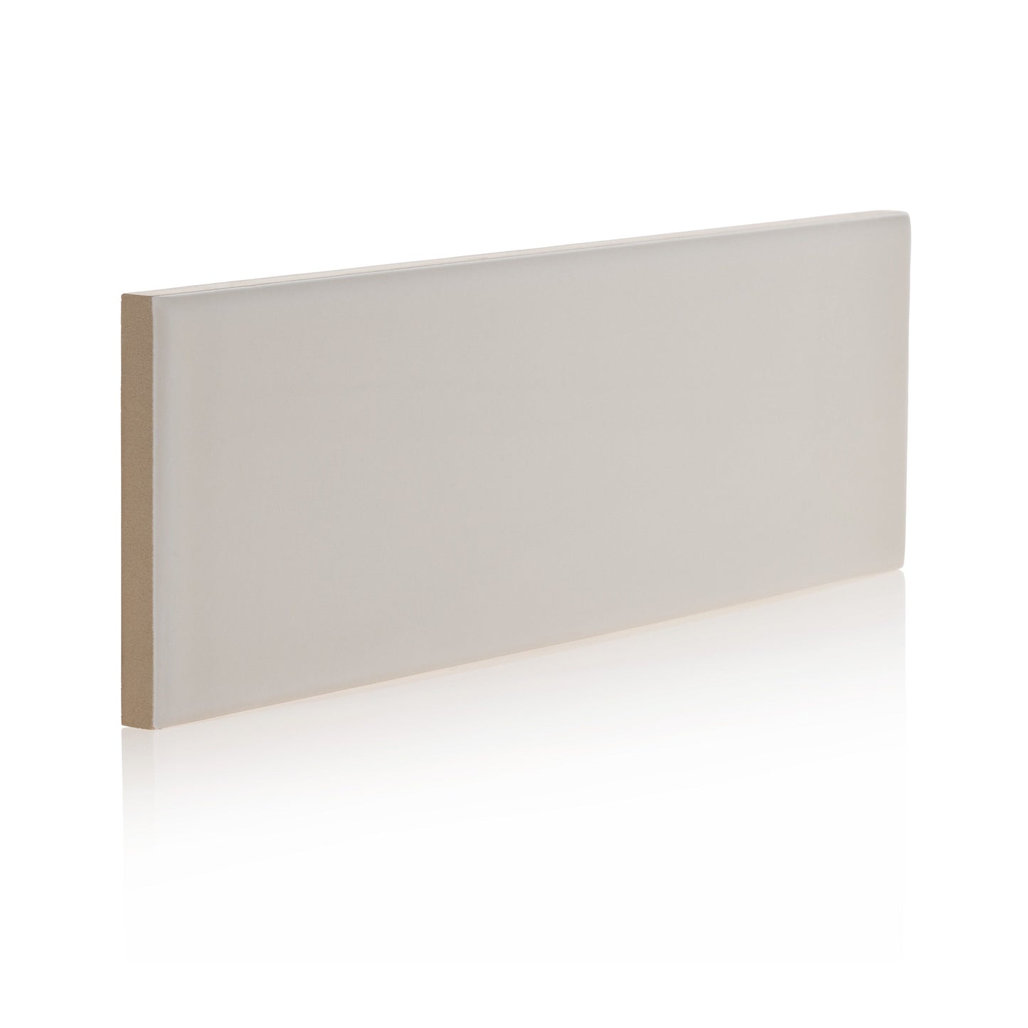 3x9 Timeless Ivory Mist ceramic gloss wall tile - Industry Tile