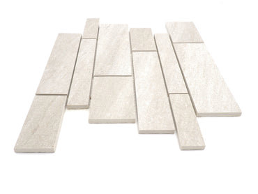 Quartzite Beige Matte Porcelain Tile Mosaic - Clearance sale - No returns