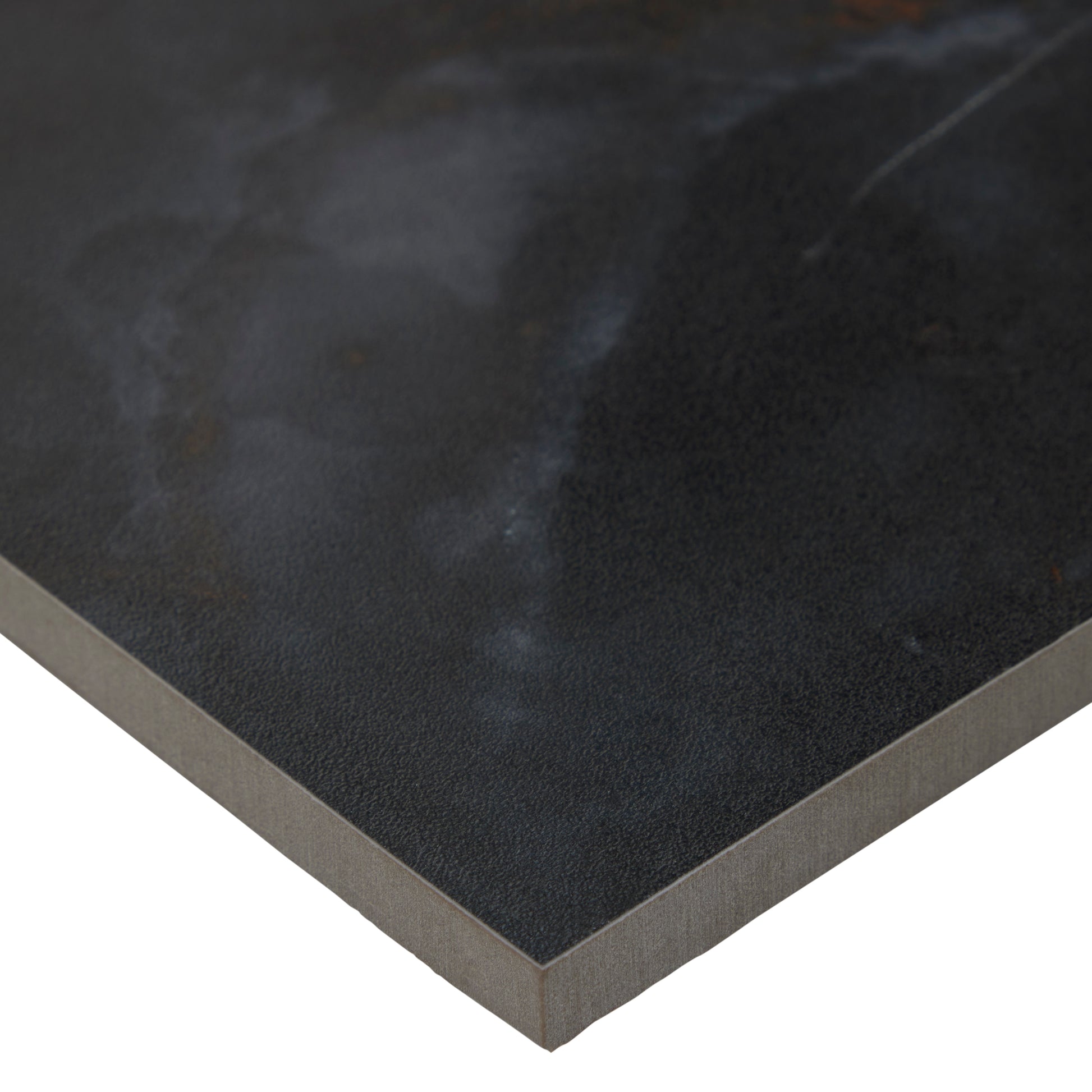 24x48 Reflection Black sugar finish porcelain tile - Industry Tile