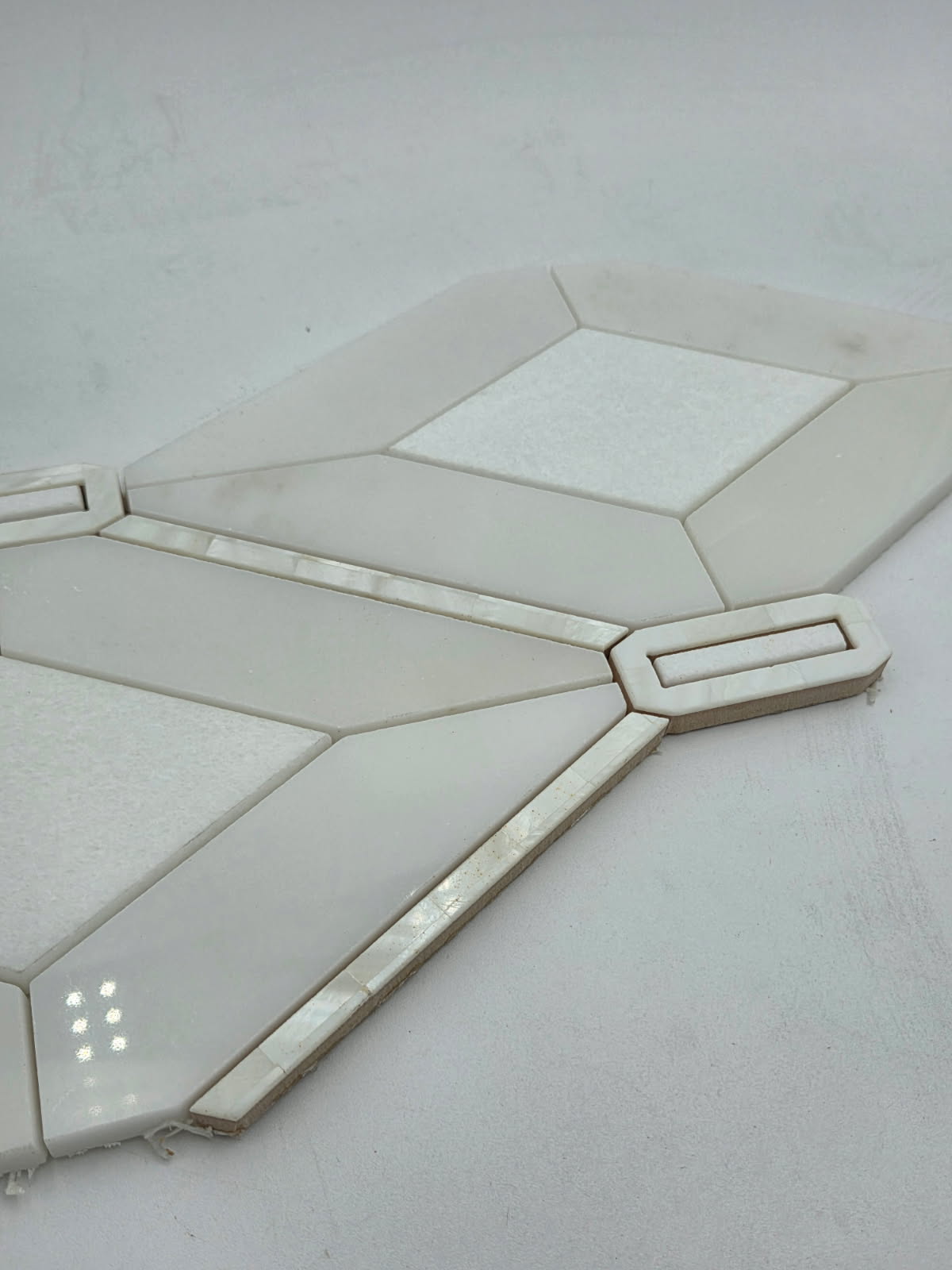 Industry Tile Natural Stone & MOP Waterjet Mosaic ( 5 pc per case) 2564