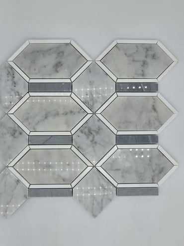 Industry Tile Natural Stone Waterjet Mosaic ( 5 pc per case) 2516