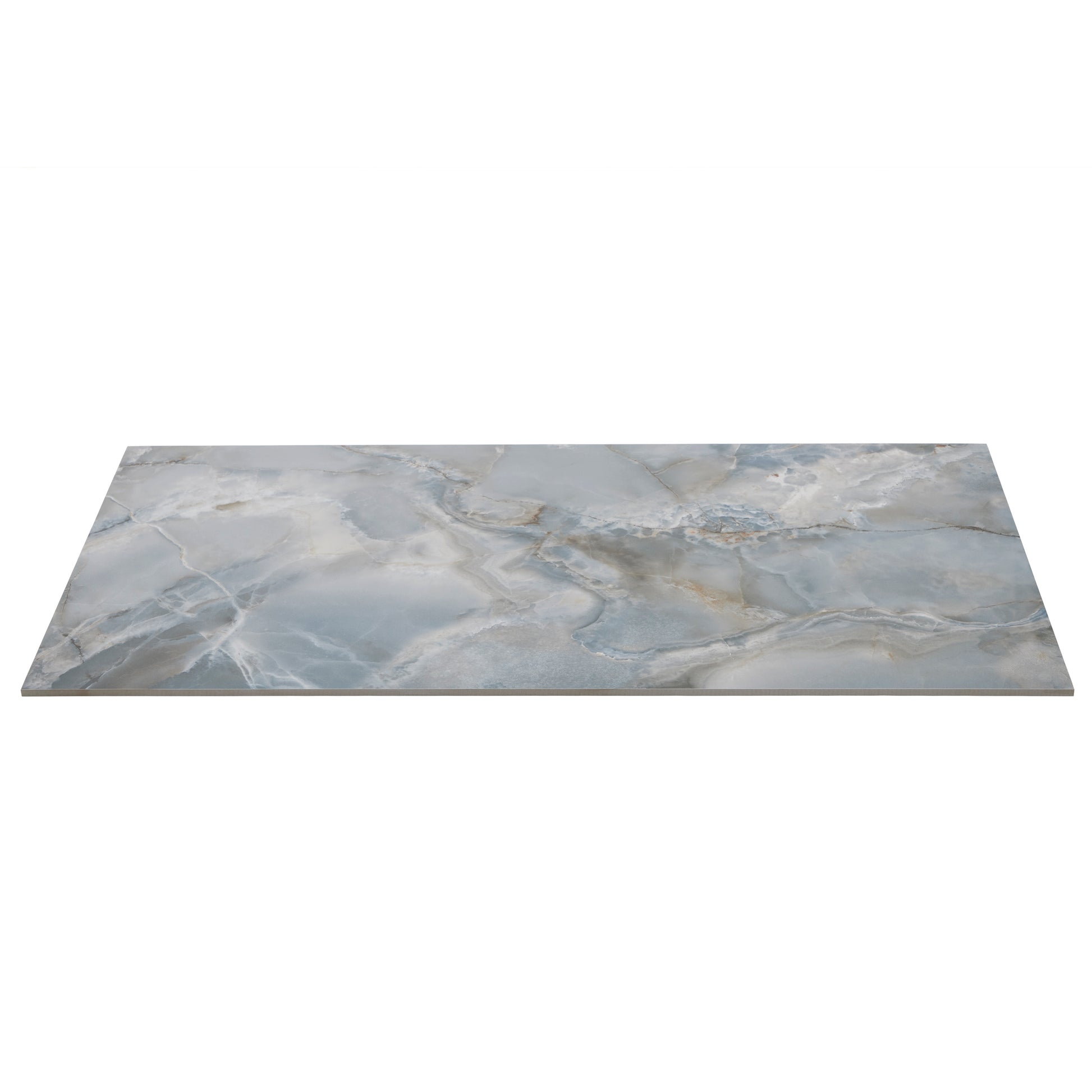 24x48 Reflection Blue sugar finish porcelain tile - Industry Tile