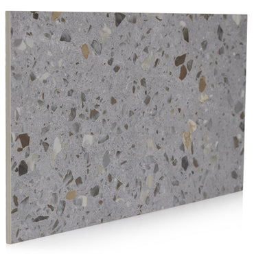 12x24 Fragment Gray matte porcelain tile - Industry Tile