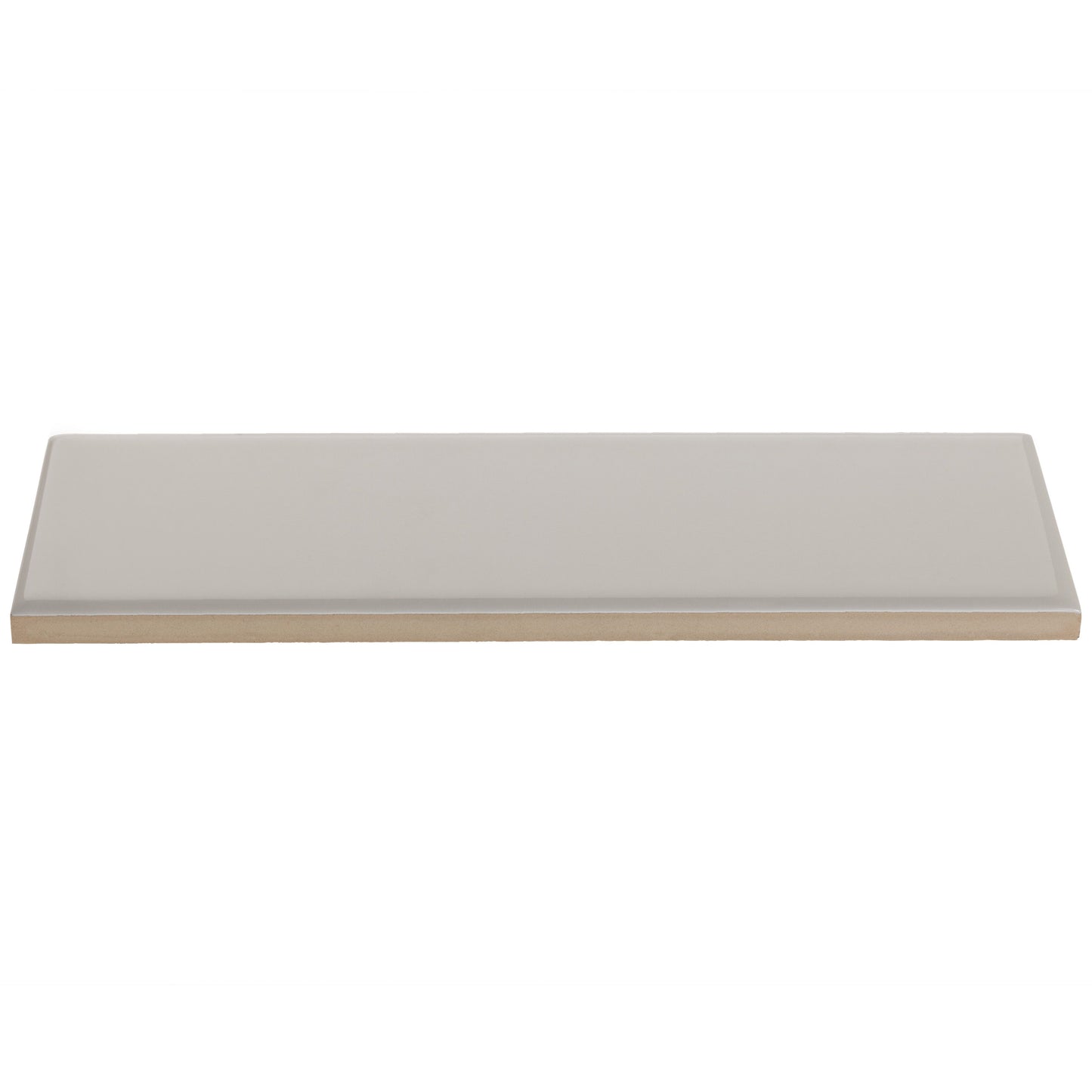 3x9 Timeless Ivory Mist ceramic gloss wall tile - Industry Tile