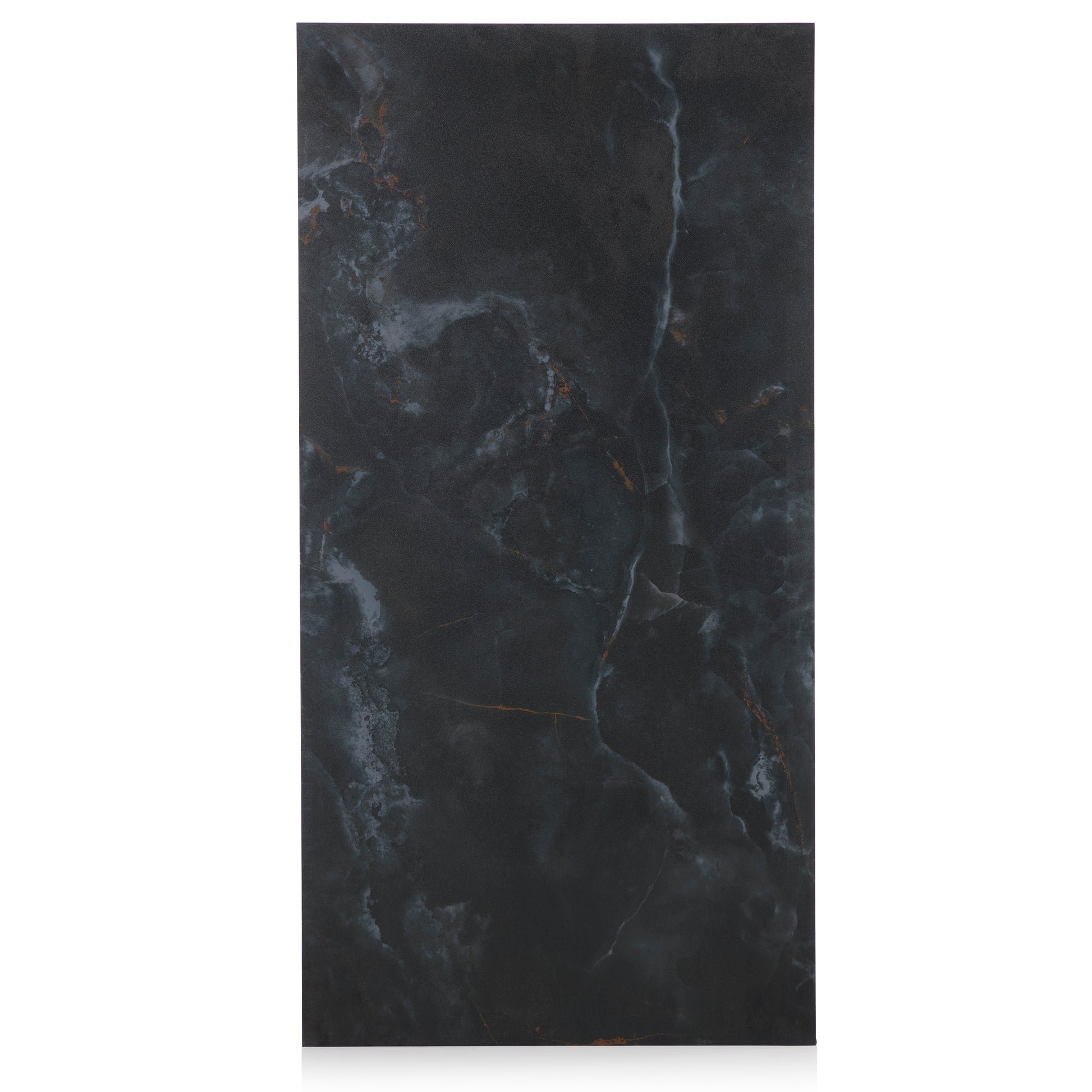 24x48 Reflection Black sugar finish porcelain tile - Industry Tile