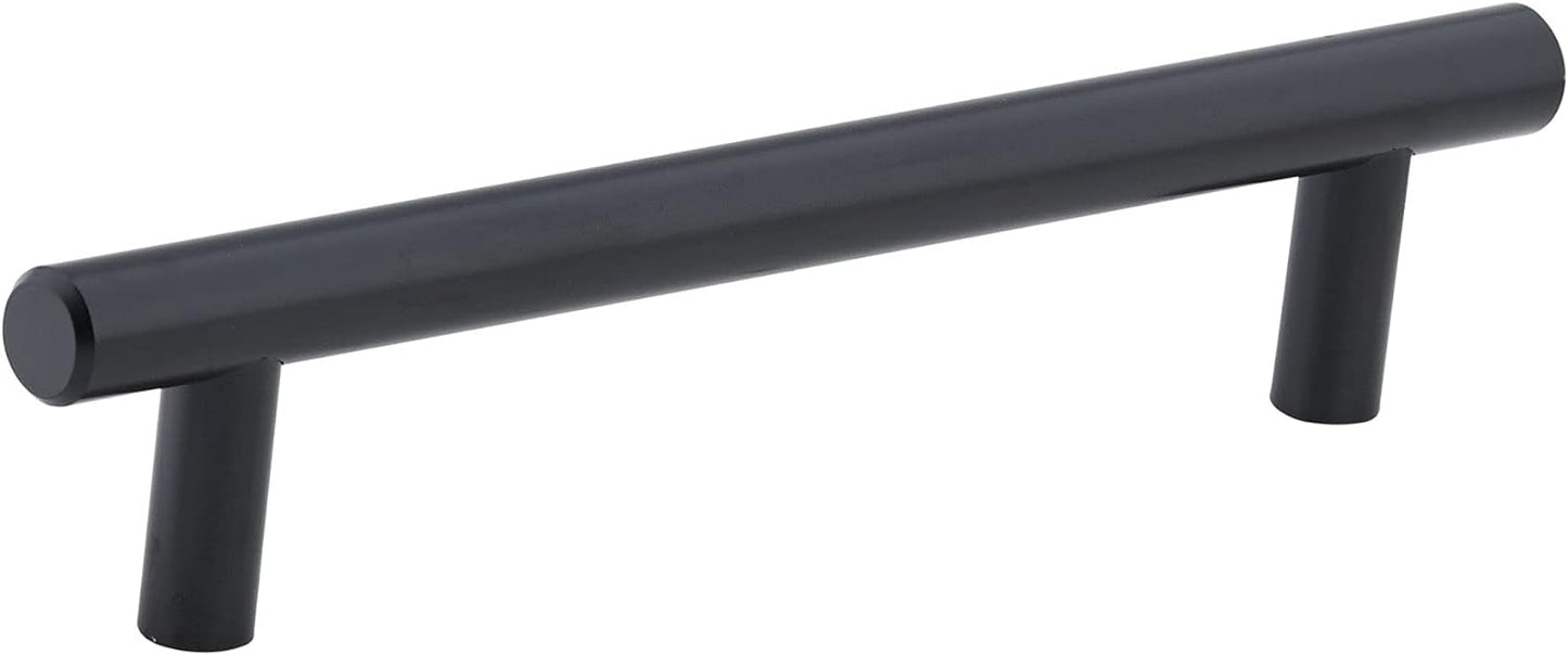 3 3/4-inch (96 mm) Center-to-Center Matte Black Cabinet and Drawer Bar Pull Handle for Kitchen, Bathroom, and Furniture - Industry Tile