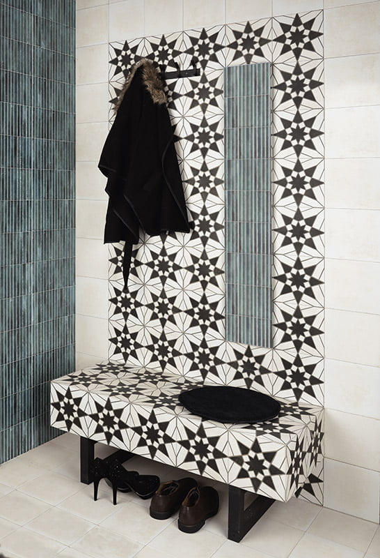 8x8 Splendor White porcelain tile - Industry Tile
