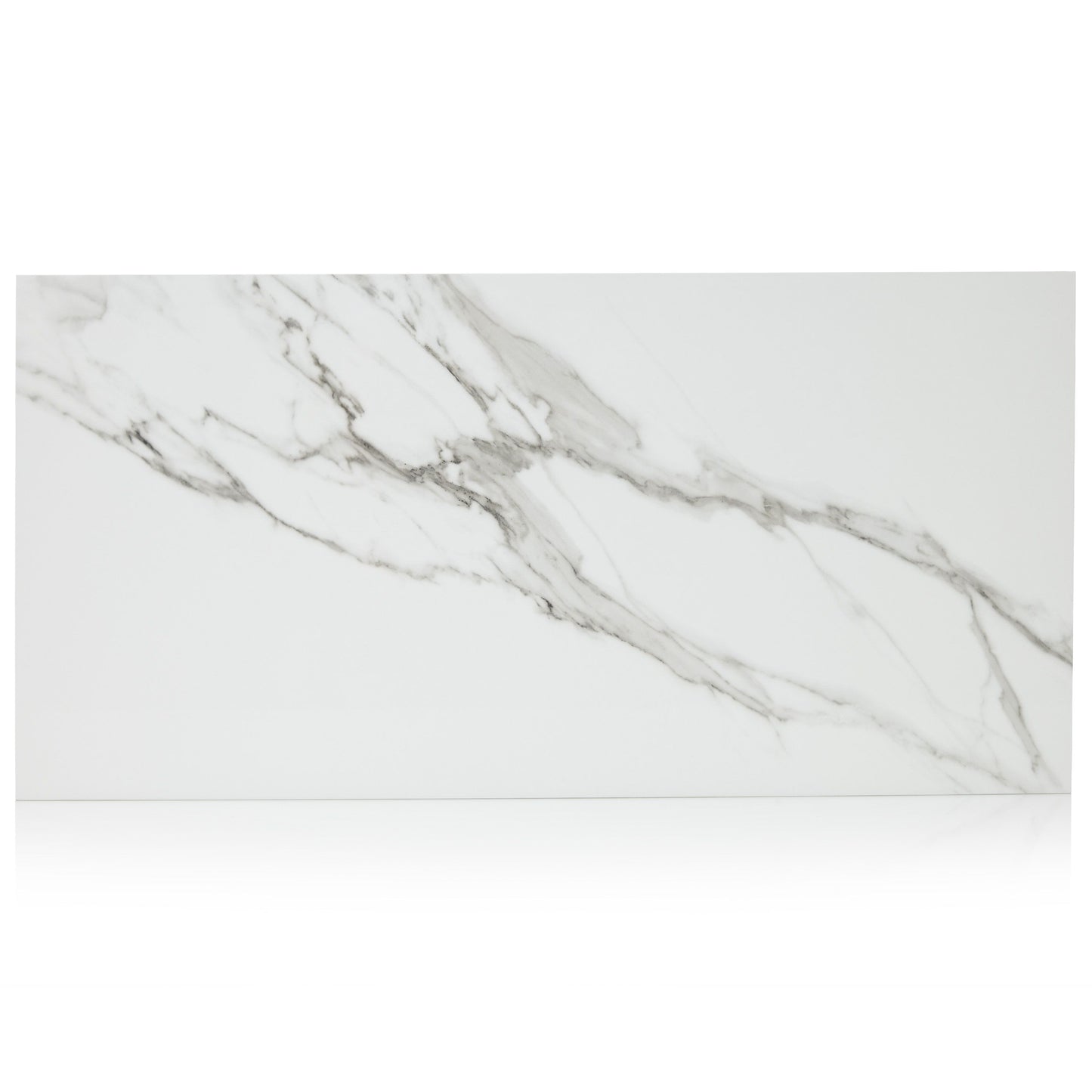 12x24 Chicago Statuario Polished porcelain tile - Industry Tile